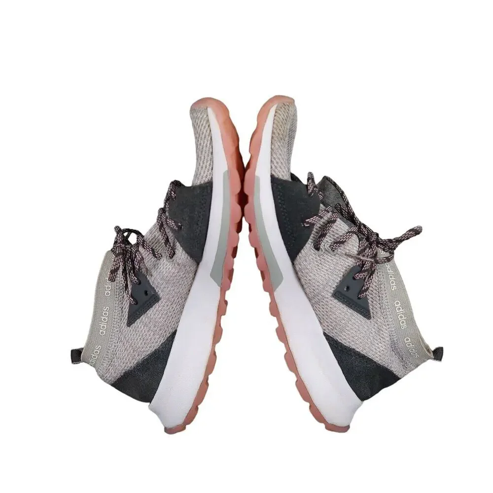 Adidas Shoes Women 6.5 Athletic Trail Running Quesa Cloudfoam Casual Active Gray